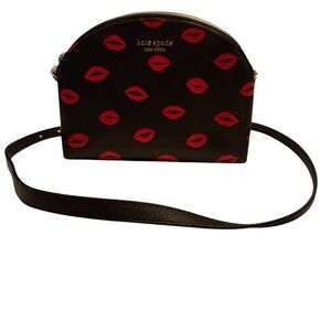 Kate Spade New York Spencer Kisses Double Zip Dome Crossbody